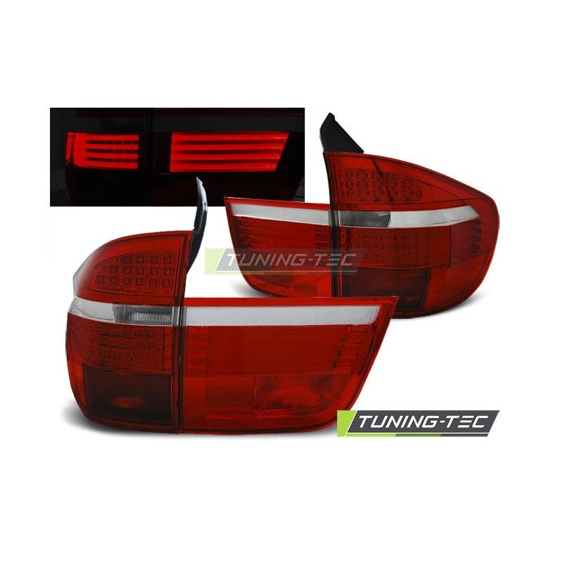 LED TAIL LIGHTS RED WHITE fits BMW X5 E70 03.07-05.10, X5 E70