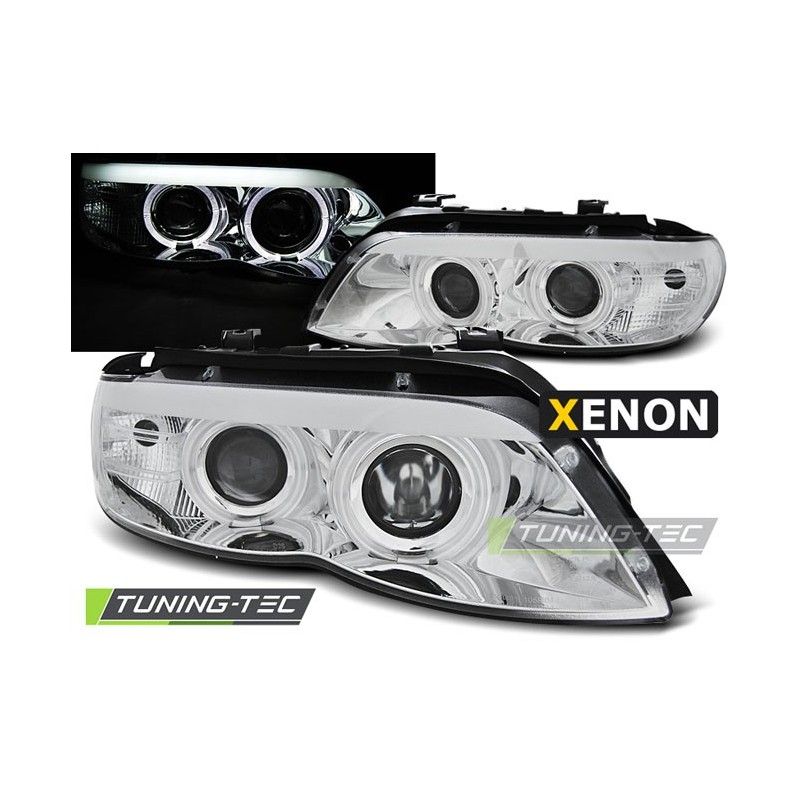 XENON HEADLIGHTS ANGEL EYES CHROME fits BMW X5 E53 11.03-06, X5 E53