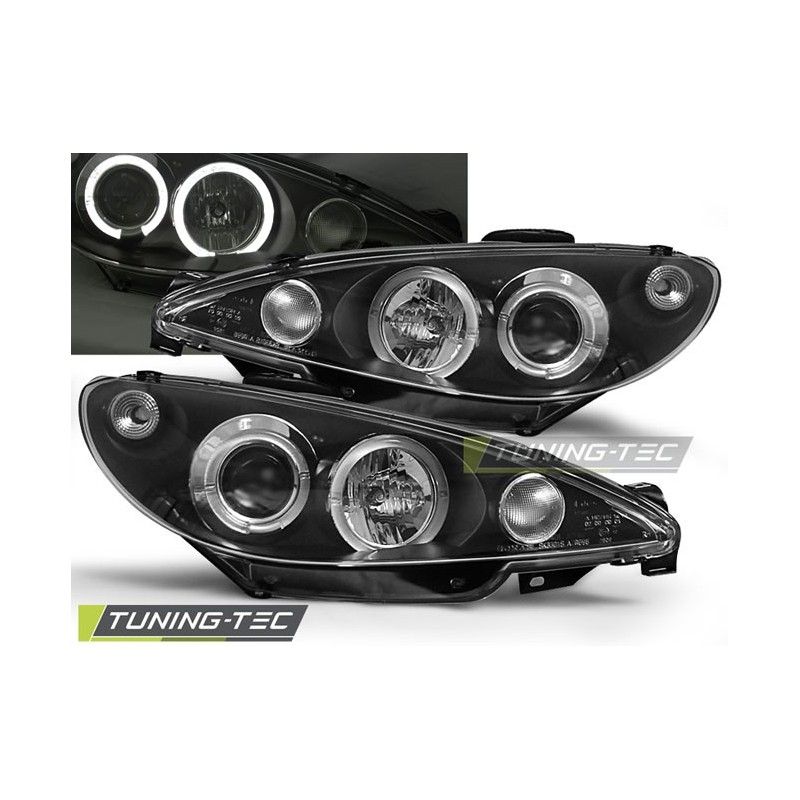 PEUGEOT 206 02- ANGEL EYES BLACK, 206