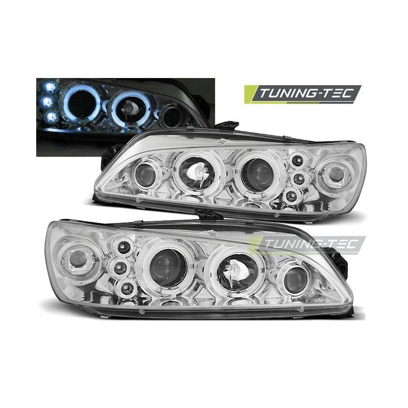 PEUGEOT 306 05.97-03.01 ANGEL EYES CHROME, 306