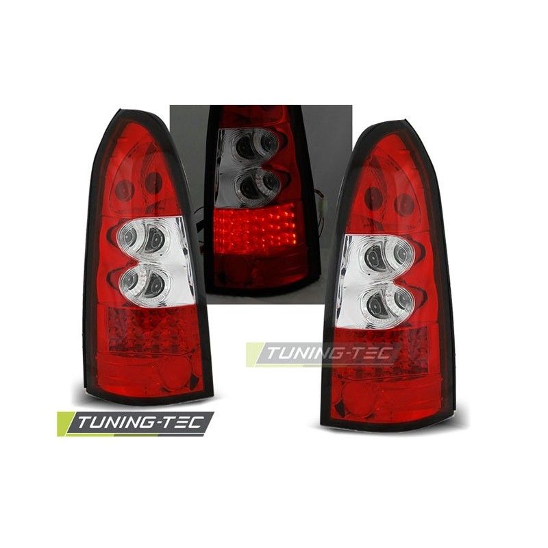 OPEL ASTRA G 09.97-02.04 KOMBI RED WHITE LED, Astra G