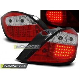 OPEL ASTRA H 03.04-09 RED WHITE LED, Astra H
