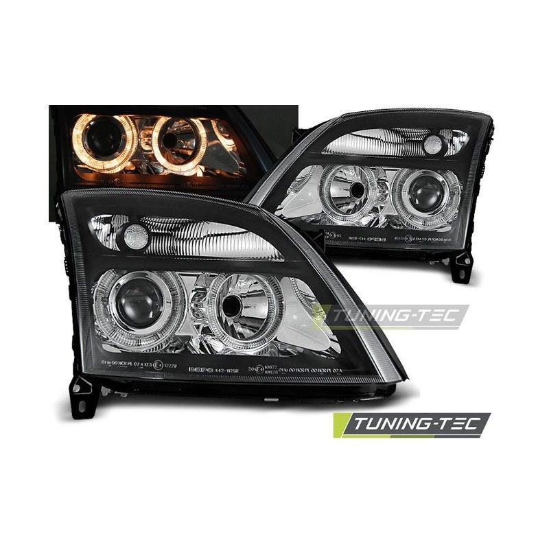 OPEL VECTRA C 04.02-08.05 ANGEL EYES BLACK, Eclairage Opel