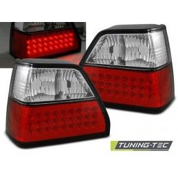 LED TAIL LIGHTS RED WHITE fits VW GOLF 2 08.83-08.91, Golf 2