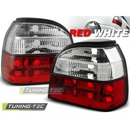 TAIL LIGHTS RED WHITE fits VW GOLF 3 09.91-08.97, Golf 3