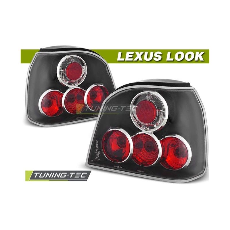 TAIL LIGHTS BLACK fits VW GOLF 3 09.91-08.97, Golf 3