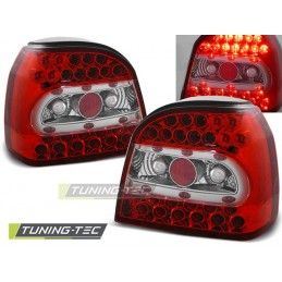 LED TAIL LIGHTS RED WHITE fits VW GOLF 3 09.91-08.97, Golf 3