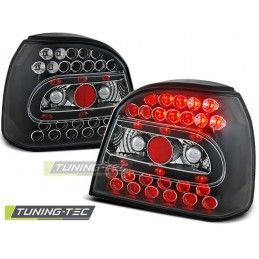 LED TAIL LIGHTS BLACK fits VW GOLF 3 09.91-08.97, Golf 3