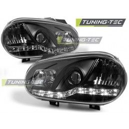 HEADLIGHTS DAYLIGHT BLACK fits VW GOLF 4 09.97-09.03, Golf 4