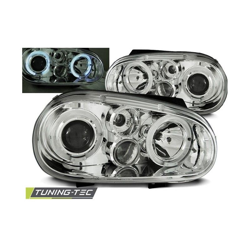 VW GOLF 4 09.97-09.03 ANGEL EYES CHROME, Golf 4