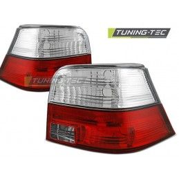 TAIL LIGHTS RED WHITE fits VW GOLF 4 09.97-09.03, Golf 4