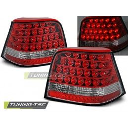 LED TAIL LIGHTS RED WHITE fits VW GOLF 4 09.97-09.03, Golf 4