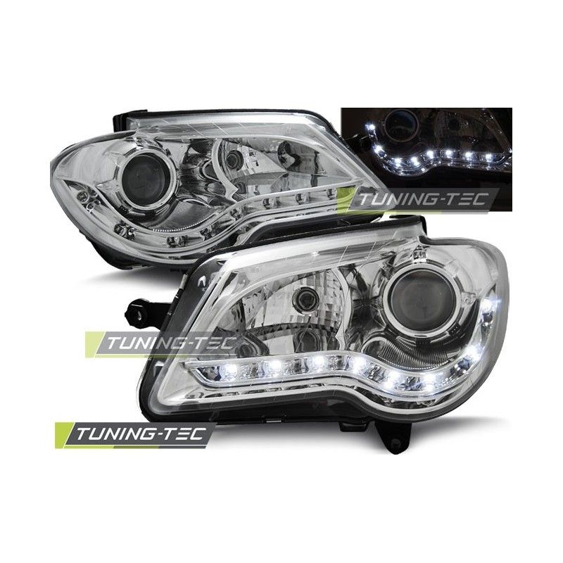 HEADLIGHTS DAYLIGHT CHROME fits VW TOURAN 06-10, Touran I 03-10