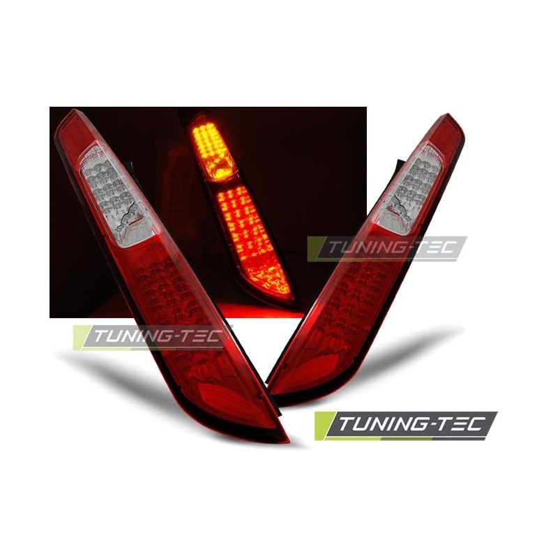 FORD FOCUS MK2 09.04-08 HB RED WHITE LED , Focus II 04-10