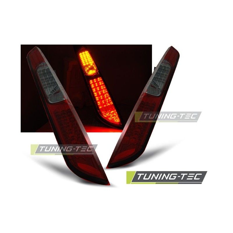 FORD FOCUS MK2 09.04-08 HB RED SMOKE LED , Focus II 04-10