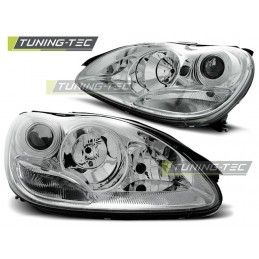 HEADLIGHTS CHROME fits MERCEDES W220 S-KLASA 09.98-05.05, Classe S W220