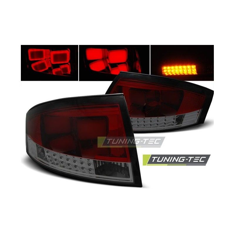 LED TAIL LIGHTS RED SMOKE fits AUDI TT 8N 99-06, TT 8N 98-06