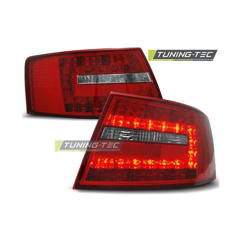 LED TAIL LIGHTS RED WHITE fits AUDI A6 C6 SEDAN 04.04-08, A6 4F C6 04-10