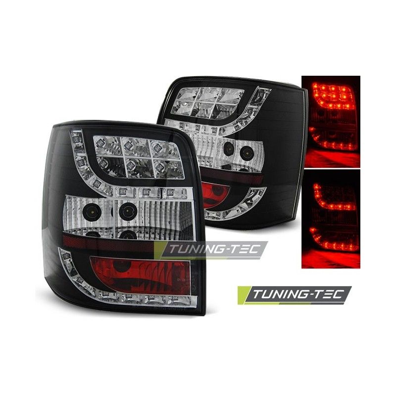 LED TAIL LIGHTS BLACK fits VW PASSAT B5 96-00 VARIANT, Passat B5 96-05