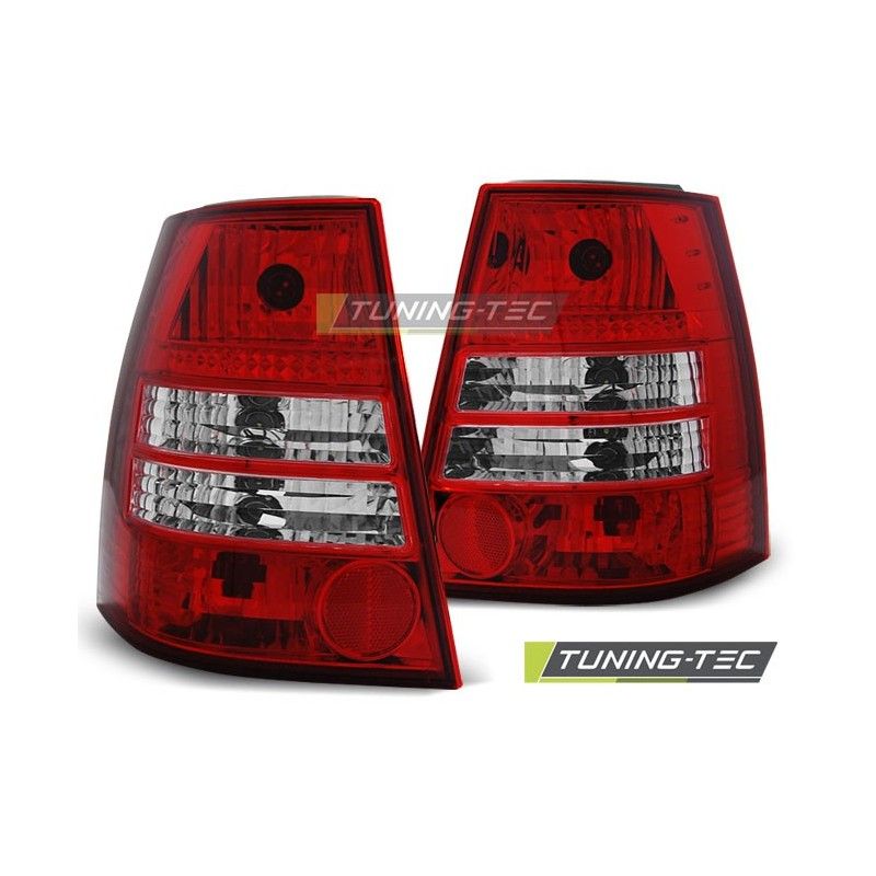 TAIL LIGHTS RED WHITE fits VW GOLF 4 / BORA 99-06 VARIANT, Golf 4