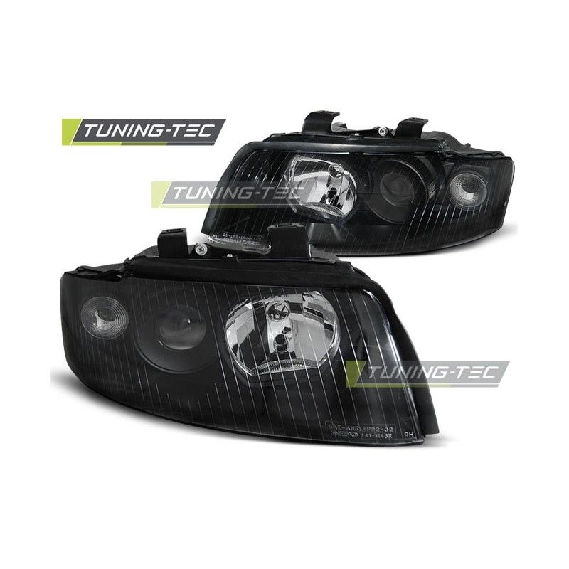 HEADLIGHTS BLACK fits AUDI A4 B6 10.00-10.04, A4 B6 00-05