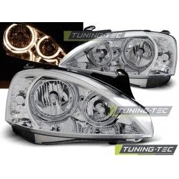 OPEL CORSA C 11.00-09.06 ANGEL EYES CHROME, Corsa C