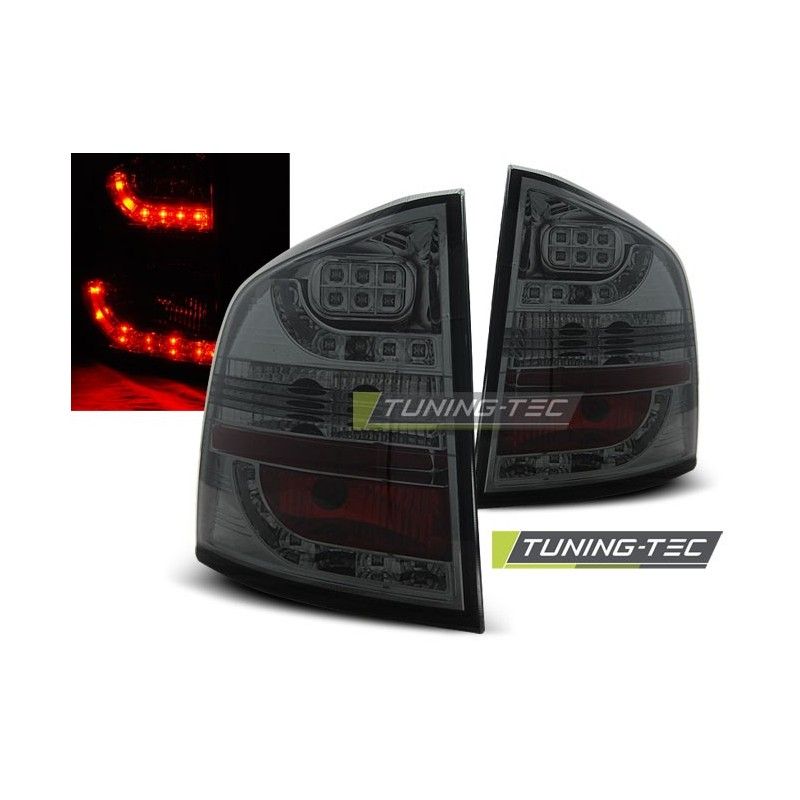 LED TAIL LIGHTS SMOKE fits SKODA OCTAVIA II KOMBI 04-12, Octavia II 04-13