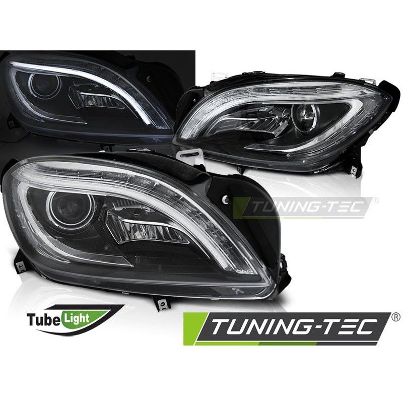 HEADLIGHTS BLACK LED fits MERCEDES M-CLASS W166 11-15, Nouveaux produits tuning-tec