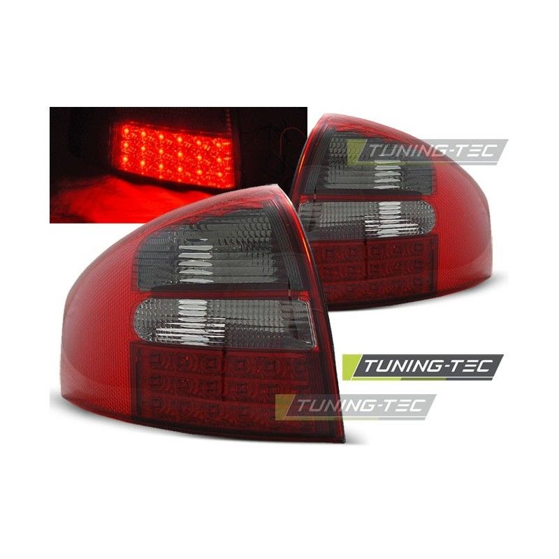 LED TAIL LIGHTS RED SMOKE fits AUDI A6 05.97-05.04 SEDAN, A6 4B C5 97-04