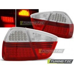 LED TAIL LIGHTS RED WHITE fits BMW E90 03.05-08.08, Serie 3 E90/E91
