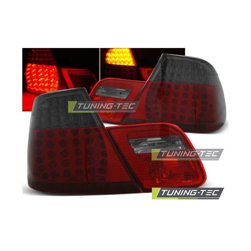 LED TAIL LIGHTS RED SMOKE fits BMW E46 04.99-03.03 COUPE, Serie 3 E46 Coupé/Cab