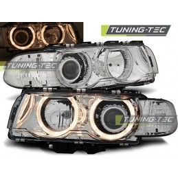 HEADLIGHTS ANGEL EYES CHROME fits BMW E38 09.98-07.01, Serie 7 E38 