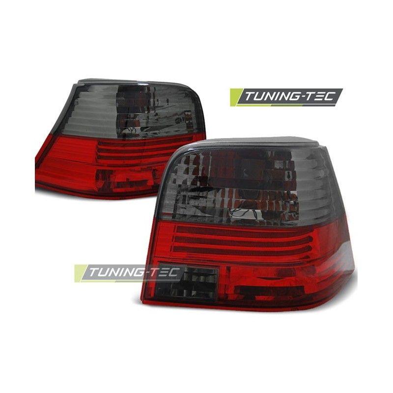 TAIL LIGHTS RED SMOKE fits VW GOLF 4 09.97-09.03, Golf 4