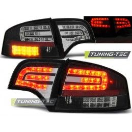 LED TAIL LIGHTS BLACK fits AUDI A4 B7 11.04-03.08 SEDAN, A4 B7 04-08