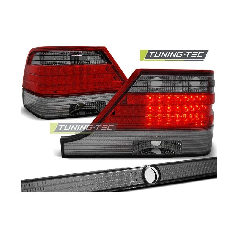 LED TAIL LIGHTS RED SMOKE fits MERCEDES W140 95-10.98, Classe S w126/W140