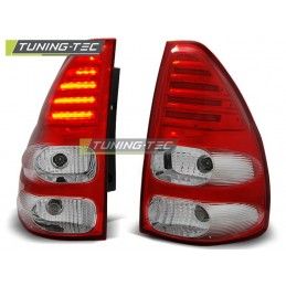 TOYOTA LAND CRUISER 120 03-09 RED WHITE LED, Land Cruiser