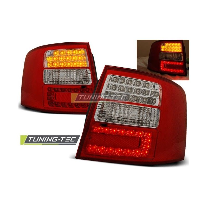 LED TAIL LIGHTS RED WHITE fits AUDI A6 05.97-05.04 AVANT, A6 4B C5 97-04