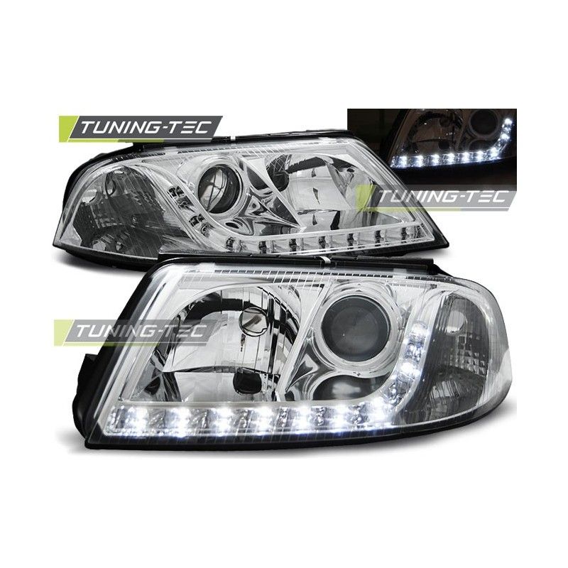 HEADLIGHTS DAYLIGHT CHROME fits VW PASSAT 3BG B5 FL 09.00-03.05, Passat B5 96-05