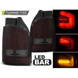 LED BAR TAIL LIGHTS RED SMOKE fits VW T5 04.10-15, T5