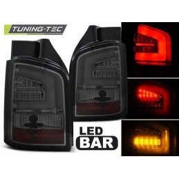 LED BAR TAIL LIGHTS SMOKE fits VW T5 04.10-15, T5