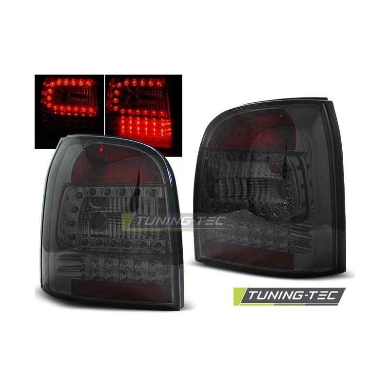 LED TAIL LIGHTS SMOKE fits AUDI A4 94-01 AVANT, A4 B5 94-01