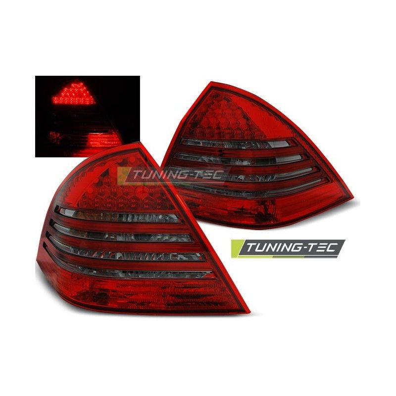 LED TAIL LIGHTS RED SMOKE fits MERCEDES C-KLASA W203 SEDAN 00-04, Classe C W203