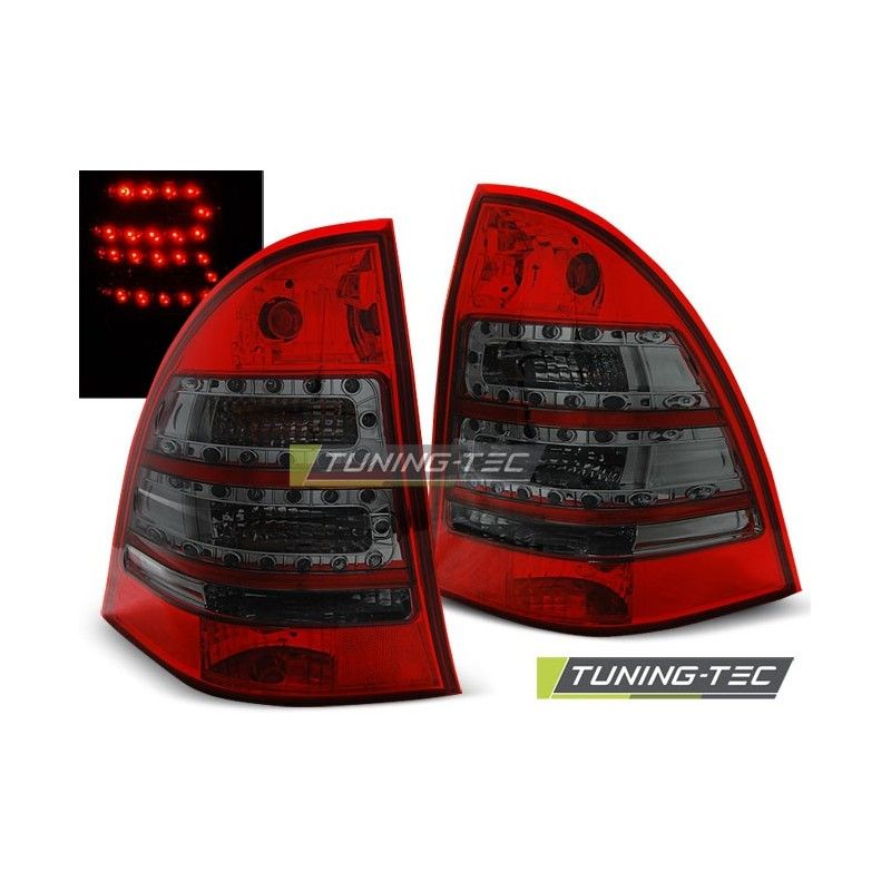 LED TAIL LIGHTS RED SMOKE fits MERCEDES C-KLASA W203 KOMBI 00-07, Classe C W203