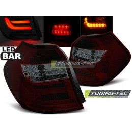 LED BAR TAIL LIGHTS RED SMOKE fits BMW E87 04-08.07, Serie 1 E81/E87