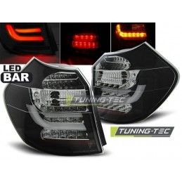 LED BAR TAIL LIGHTS BLACK fits BMW E87 04-08.07, Serie 1 E81/E87