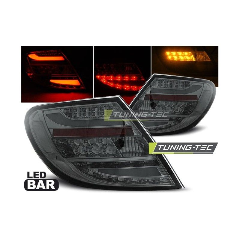 LED TAIL LIGHTS SMOKE fits MERCEDES C-KLASA W204 SEDAN 07-10, Classe C W204