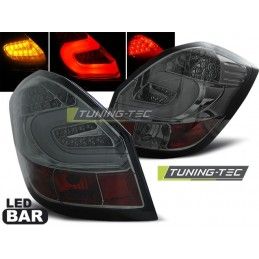 LED BAR TAIL LIGHTS SMOKE fits SKODA FABIA II 07- 06.14, Fabia II 07-15