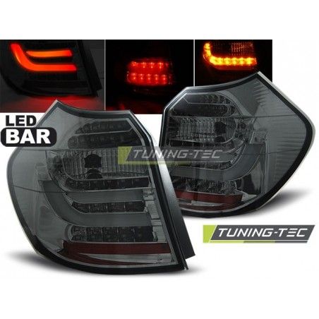 LED BAR TAIL LIGHTS SMOKE fits BMW E87/E81 09.07-11 LCI, Serie 1 E81/E87