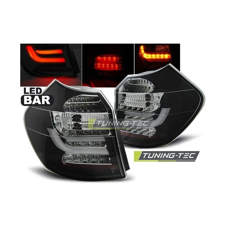 LED BAR TAIL LIGHTS BLACK fits BMW E87/E81 09.07-11 LCI BLACK, Serie 1 E81/E87 LED BAR TAIL LIGHTS BLACK fits BMW E87/E81 09.07-11 LCI BLACK, Serie 1 E81/E87