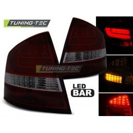 LED BAR TAIL LIGHTS RED SMOKE fits SKODA OCTAVIA II SEDAN 04-12, Octavia II 04-13